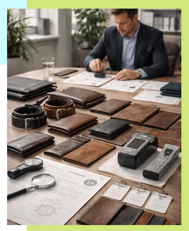 Сертификация кожаных изделий в Первоуральске от 12352 р. | Алешин-Прв