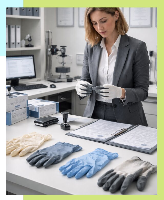 Сертификация перчаток в Первоуральске от 8749 р. | Алешин-Прв