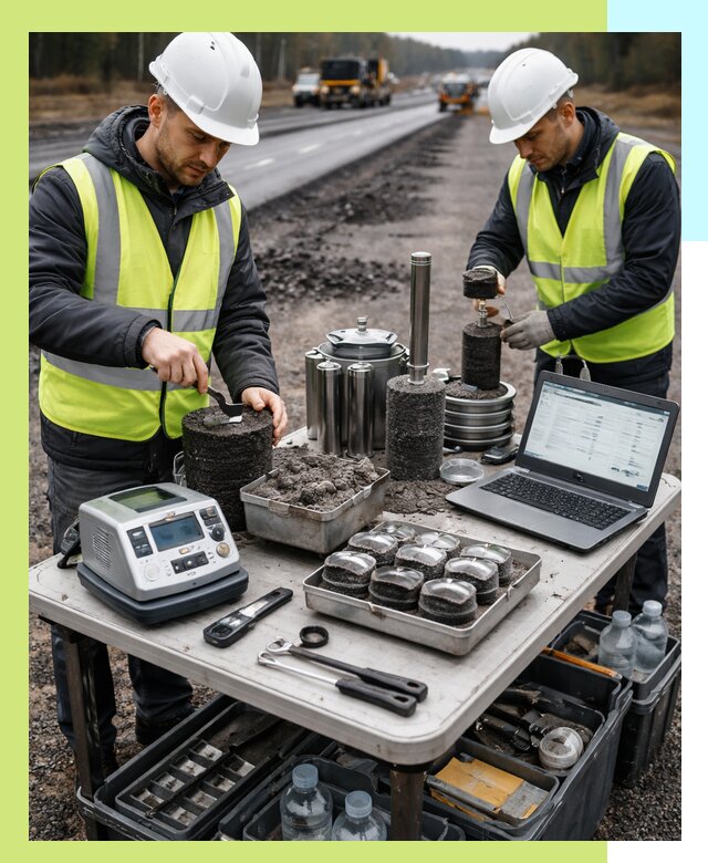 Сертификация асфальта: испытания и подтверждение в Первоуральске