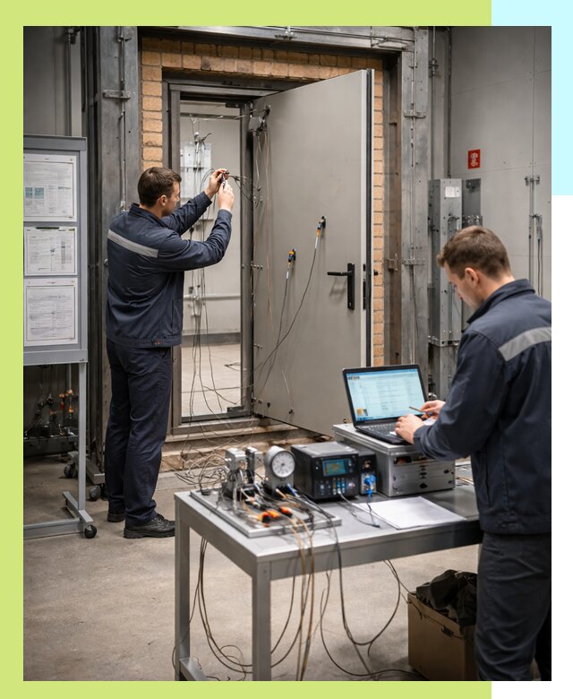 Сертификация противопожарных дверей в Первоуральске по ГОСТ и ТР