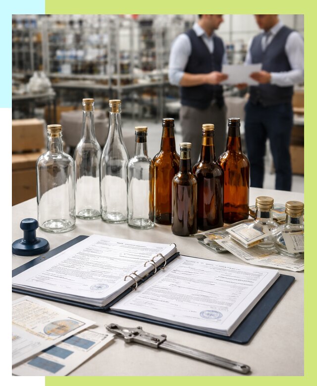 Сертификация стеклянных бутылок в Первоуральске от 25733 р. | Алешин-Прв