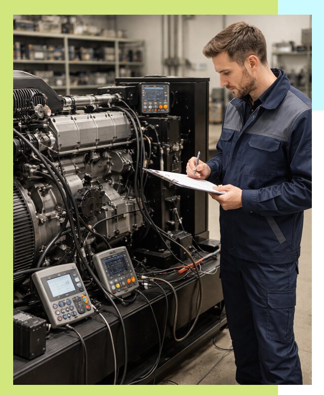Сертификация дизельных генераторов и их оборудования в Первоуральске