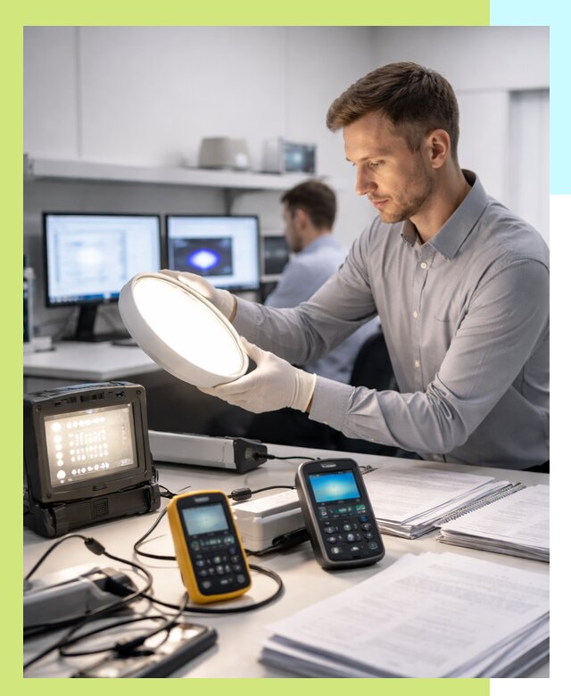 Сертификация светильников в Первоуральске: испытания и оформление