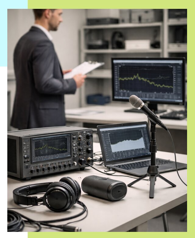 Сертификация аудиотехники в Первоуральске от 15440 р., Алешин-Прв