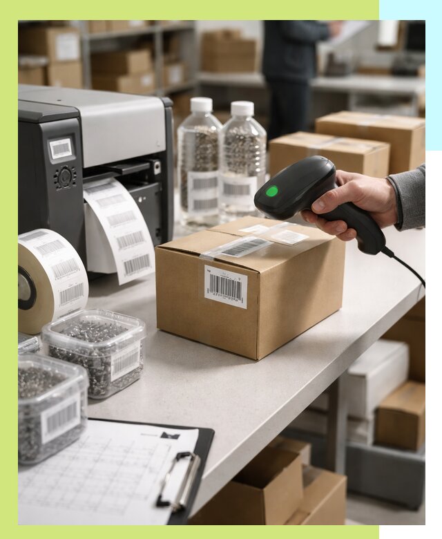 Штрихкодирование продукции и маркировка для продажи в Первоуральске