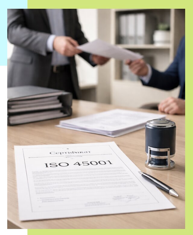 Сертификат ISO 45001 в Первоуральске под ключ от 46319 р. | Алешин-Прв