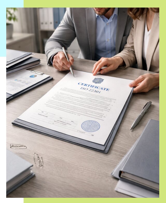 Сертификат ISO 22301 в Первоуральске от 46319 р. | Алешин-Прв срочно
