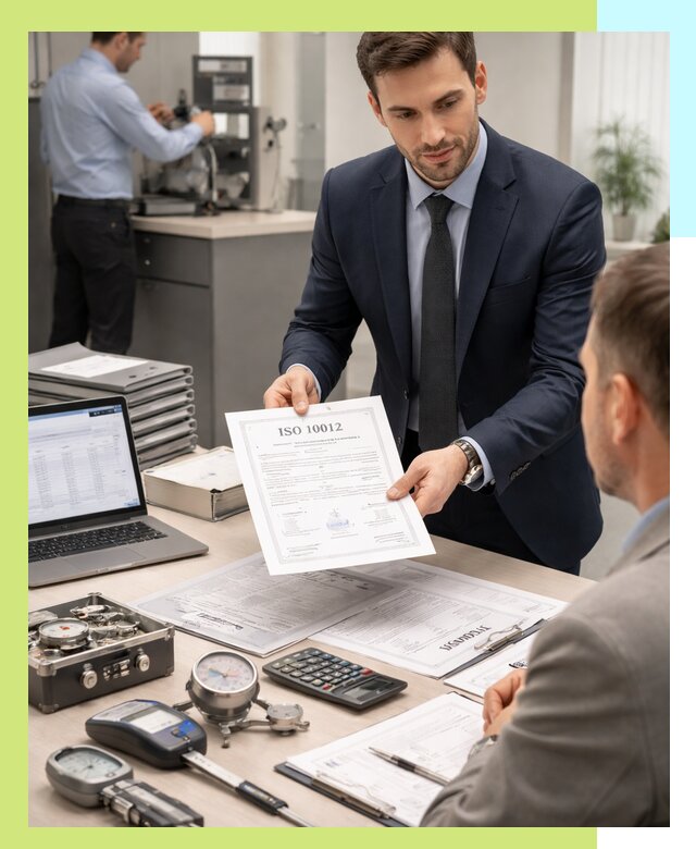 Выдача сертификата ISO 10012 по требованиям метрологии в Первоуральске