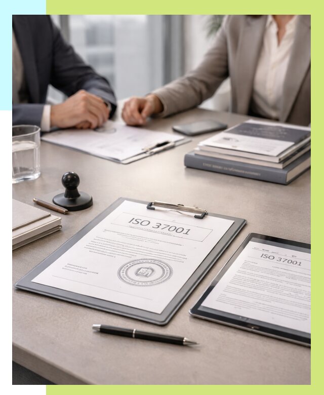 Сертификат ISO 37001 в Первоуральске оформить от 123516 р. Алешин-Прв